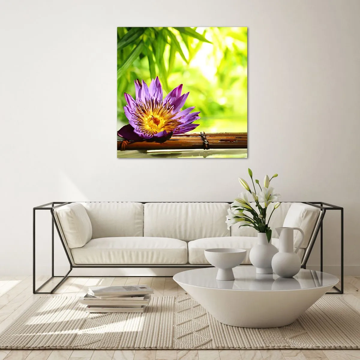 Glasbild - Bild auf glas - In der asiatischen Sonne - 40x40 cm