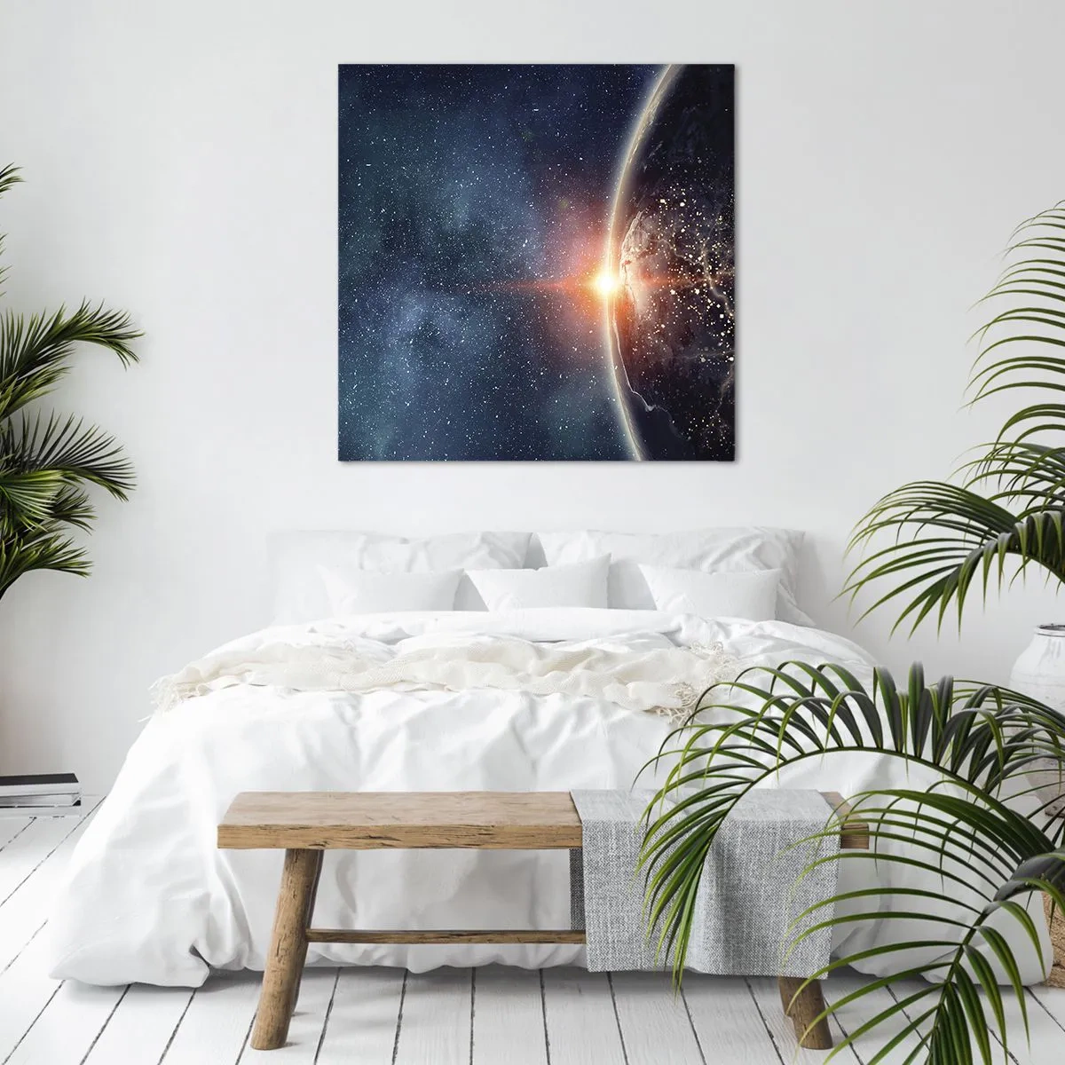 Bild auf Leinwand - Leinwandbild - In einer neuen Perspektive - 40x40 cm