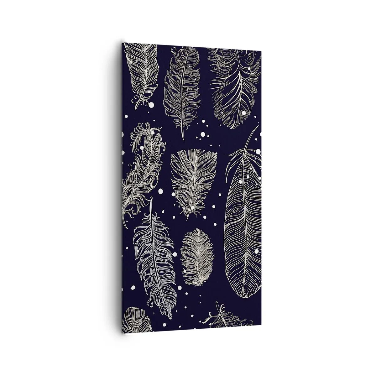 Bild auf Leinwand - Leinwandbild - Gefiederte Spitze - 65x120 cm