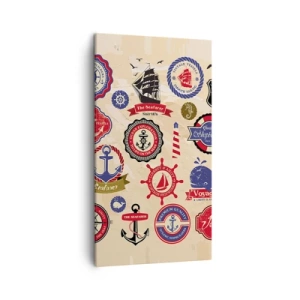 Bild auf Leinwand - Leinwandbild - Segelbruderschaft - 45x80 cm