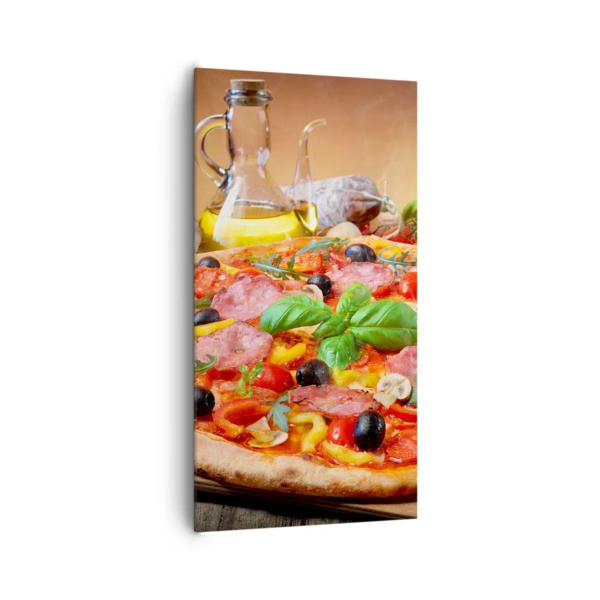 Bild auf Leinwand - Leinwandbild - Mit echtem italienischem Flair - 65x120 cm