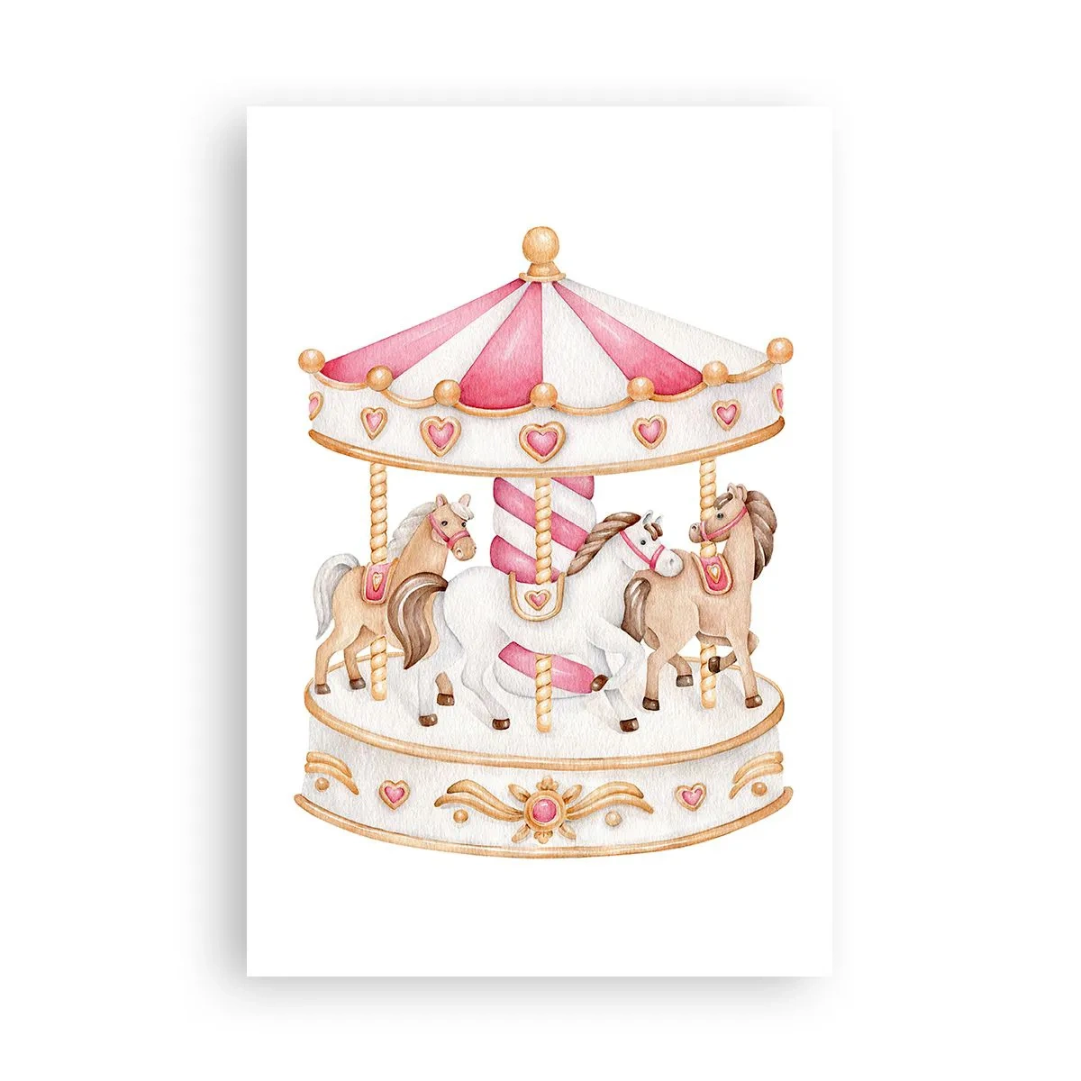 Poster - Süße Welt der Kindheit - 61x91 cm