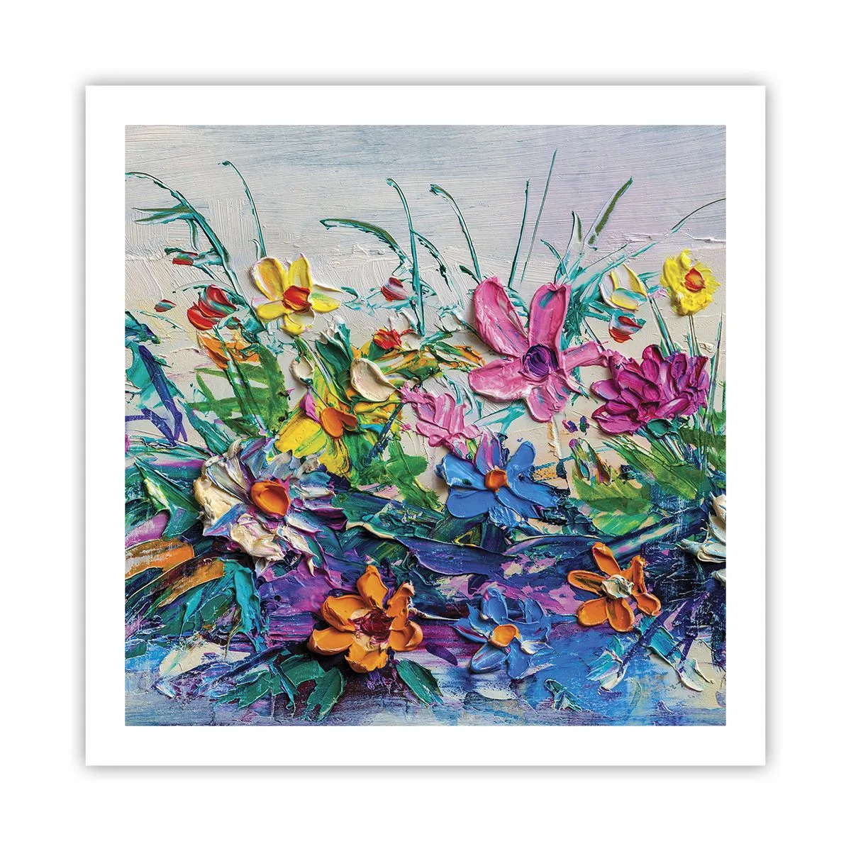 Poster - Überhaupt kein Stillleben - 60x60 cm