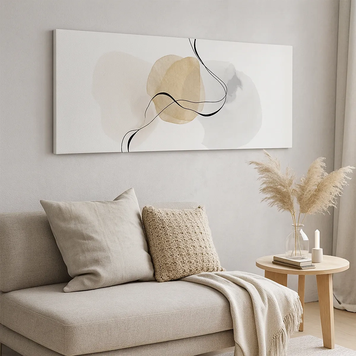 Bild auf Leinwand - Leinwandbild - Luftperlen - 30x30 cm