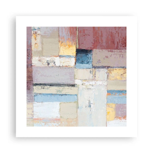 Poster - Ruhe der Geometrie - 40x40 cm