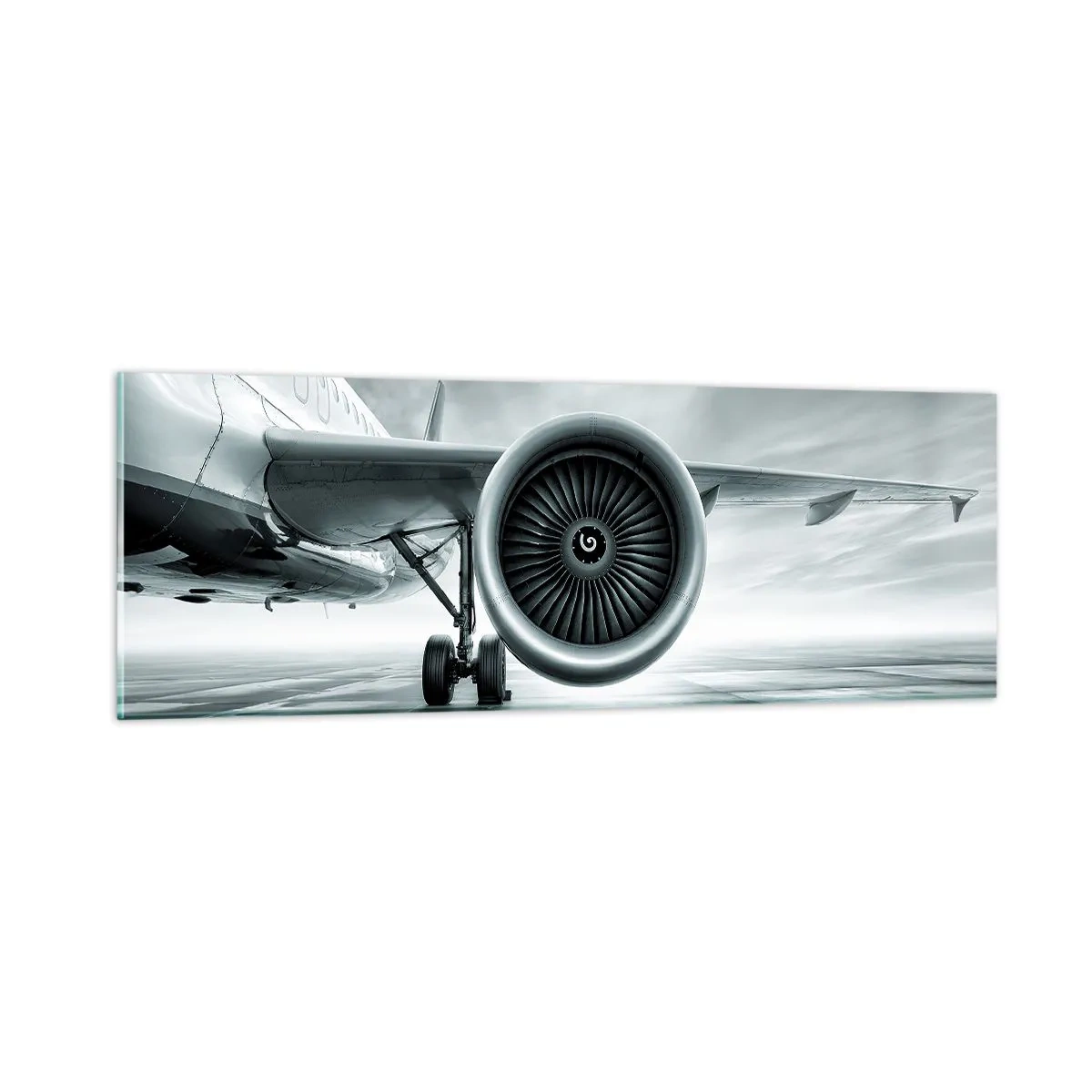 Glasbild - Bild auf glas - Die Macht ist da! - 90x30 cm