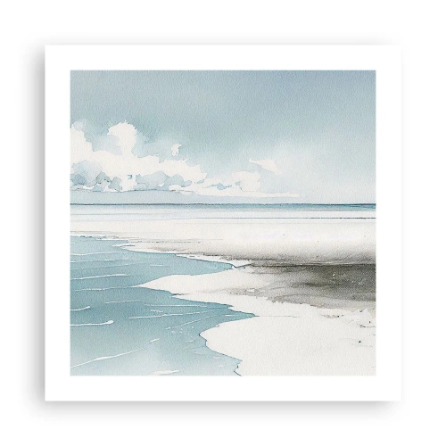 Poster - Sanfte Flut - 50x50 cm