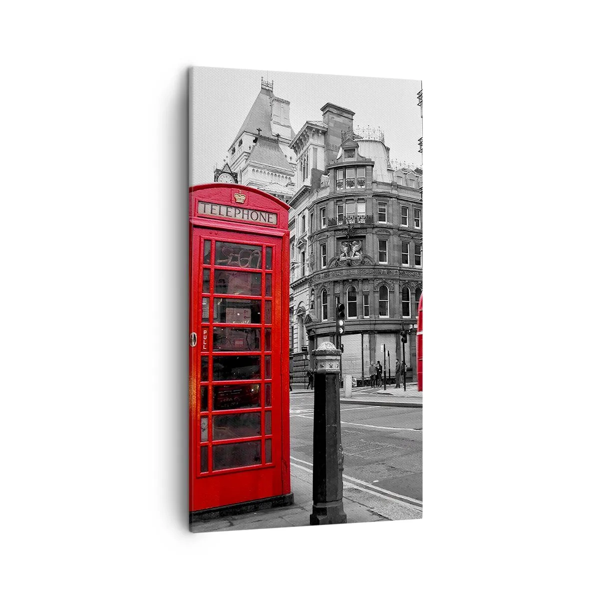 Bild auf Leinwand - Leinwandbild - Das Rotste in Europa - 45x80 cm