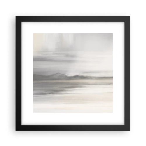 Poster in einem schwarzem Rahmen - Nachdenkliche Distanz - 30x30 cm