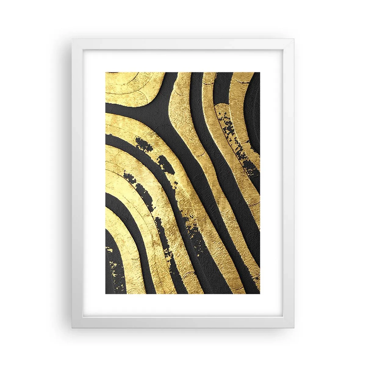 Poster in einem weißen Rahmen - Alles fließt - 30x40 cm