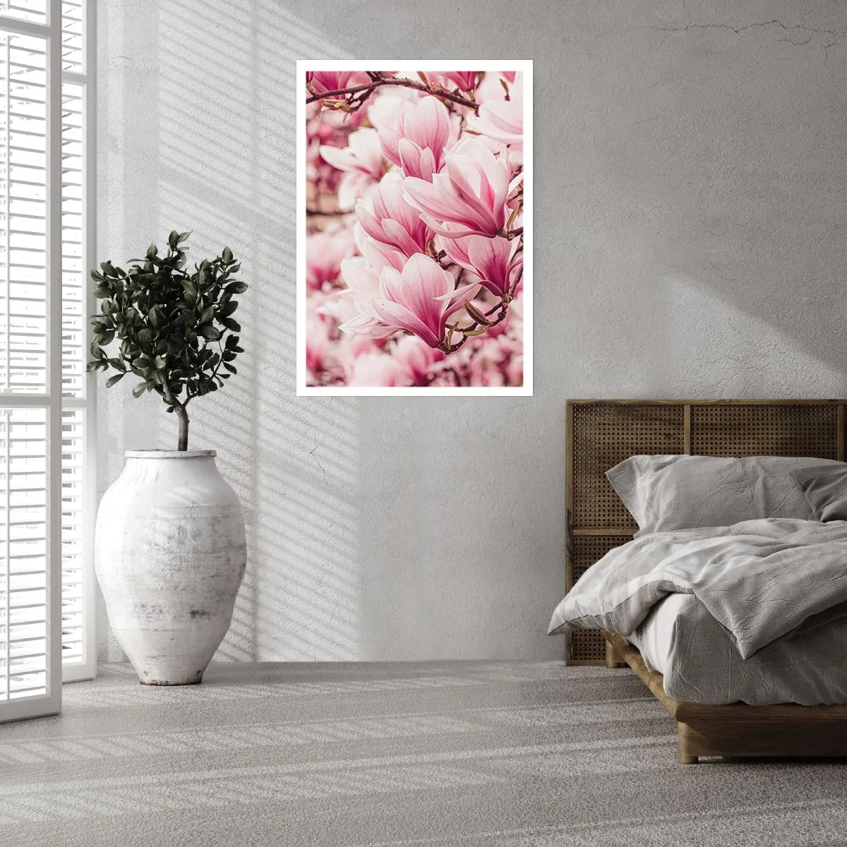 Poster - Frühling ist rosa - 61x91 cm