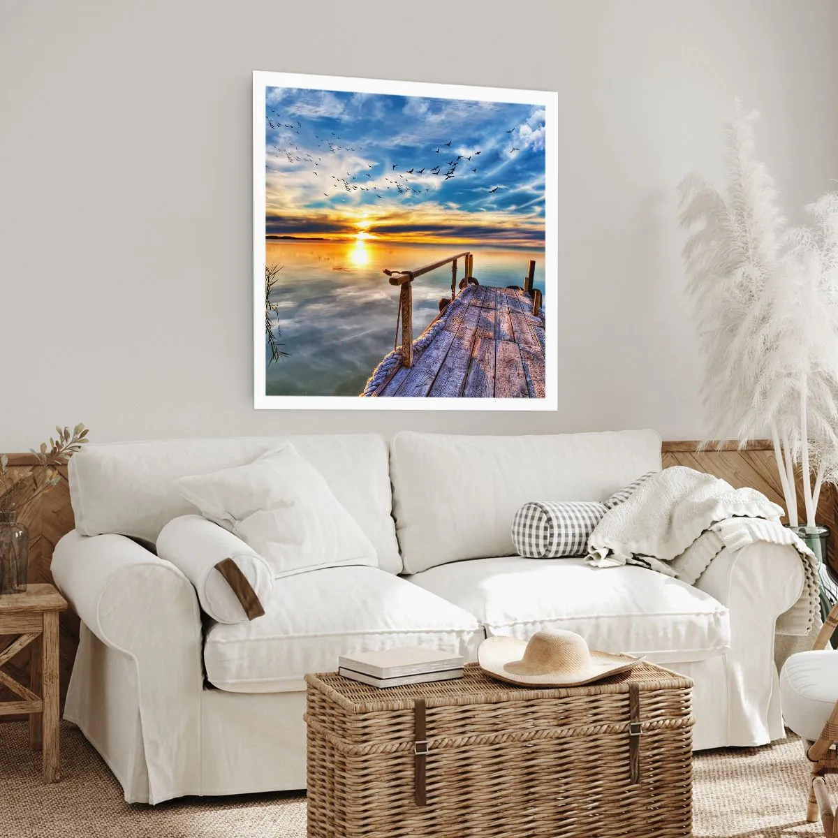 Poster - Der Wind geht zur Ruhe - 60x60 cm