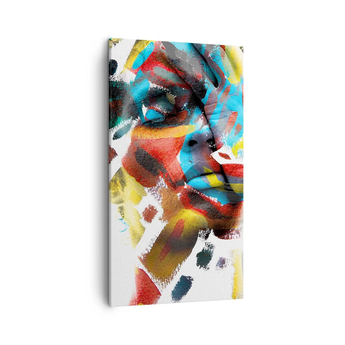 Bild auf Leinwand - Leinwandbild - Eine bunte Persönlichkeit - 45x80 cm