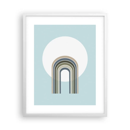 Poster in einem weißen Rahmen - Unwiderstehliche Anziehungskraft - 40x50 cm