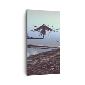 Bild auf Leinwand - Leinwandbild - Ikarus lebt für immer - 45x80 cm