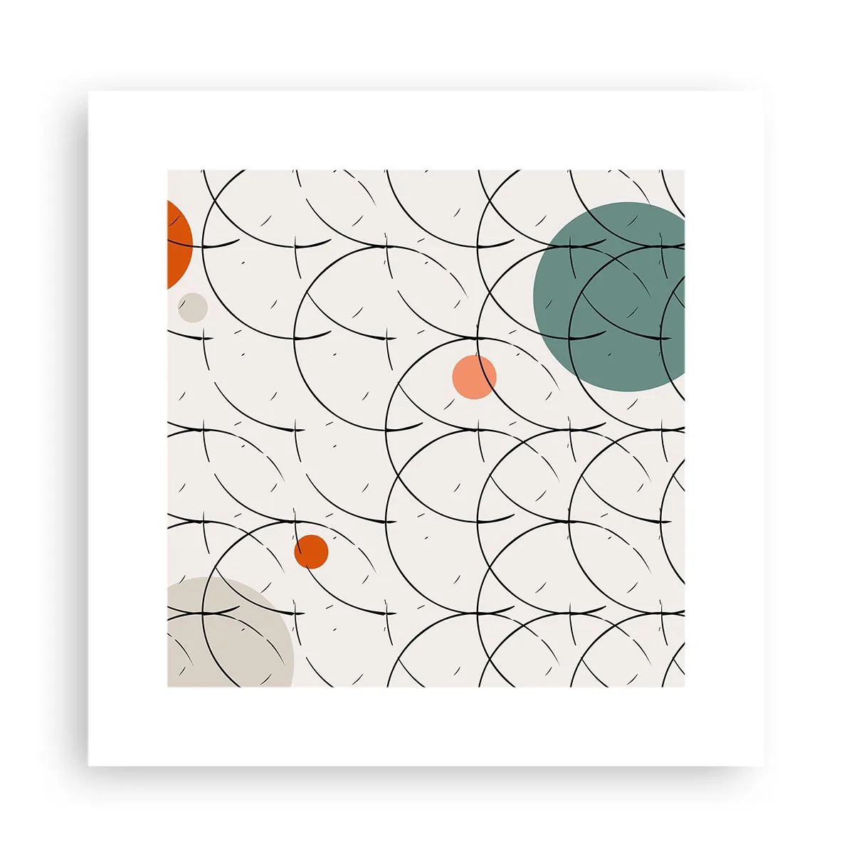 Poster - Im Pop-Art-Geist - 30x30 cm