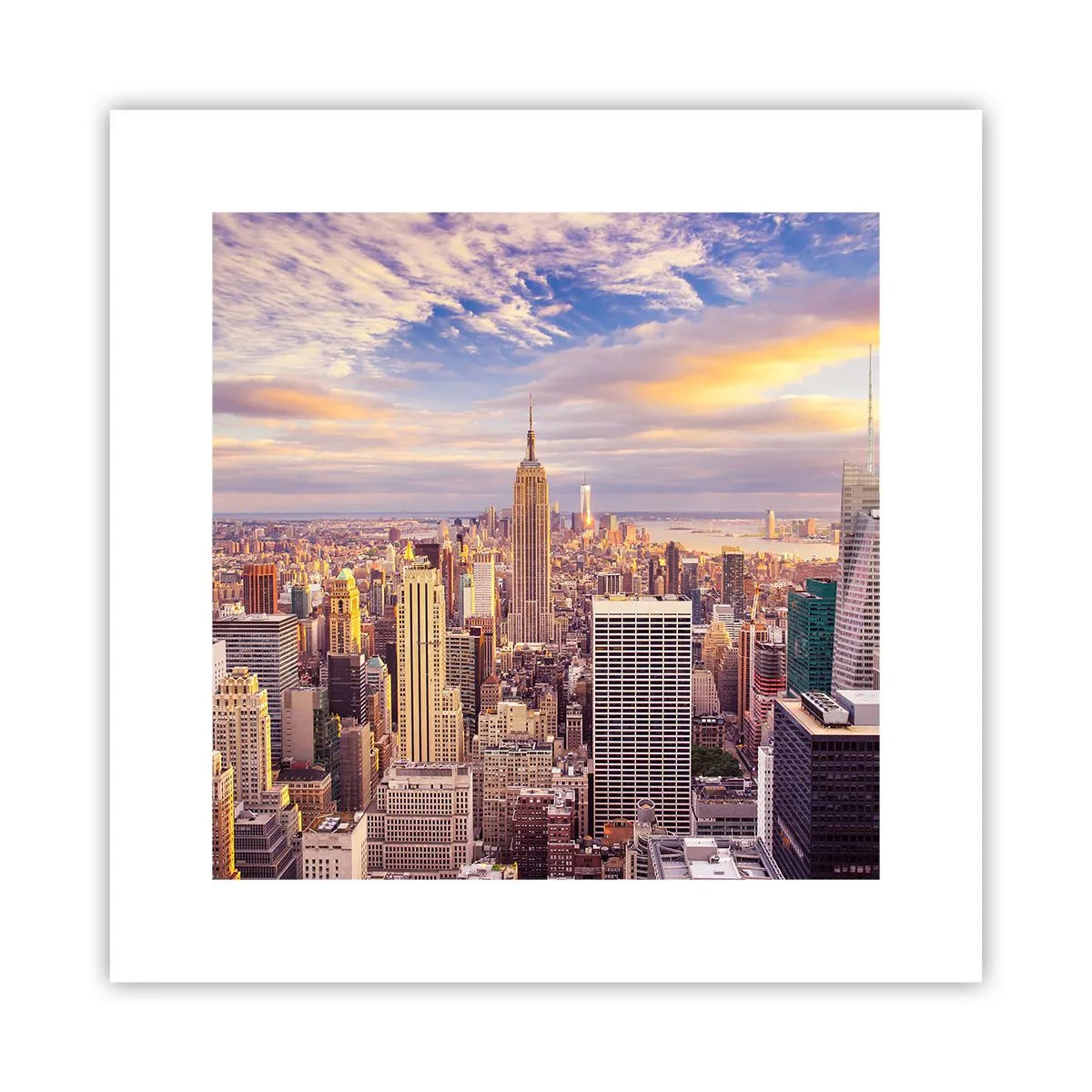 Poster - Nur nach den Wolken greifen - 30x30 cm