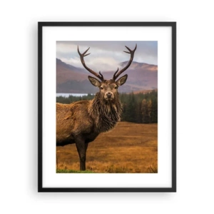 Poster in einem schwarzem Rahmen - Die Majestät der Natur - 40x50 cm