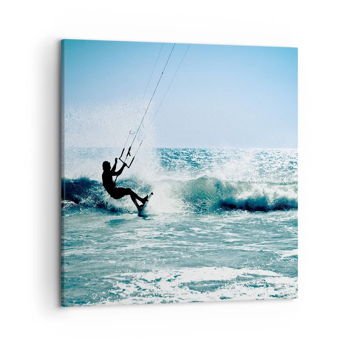 Bild auf Leinwand - Leinwandbild - Hinreißen lassen - 50x50 cm
