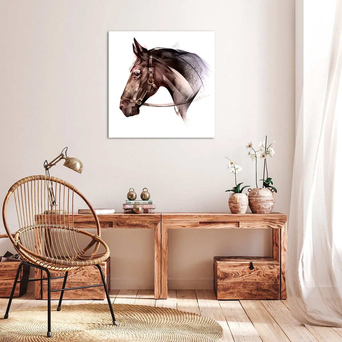Bild auf Leinwand - Leinwandbild - Was für eine Gnade - 40x40 cm