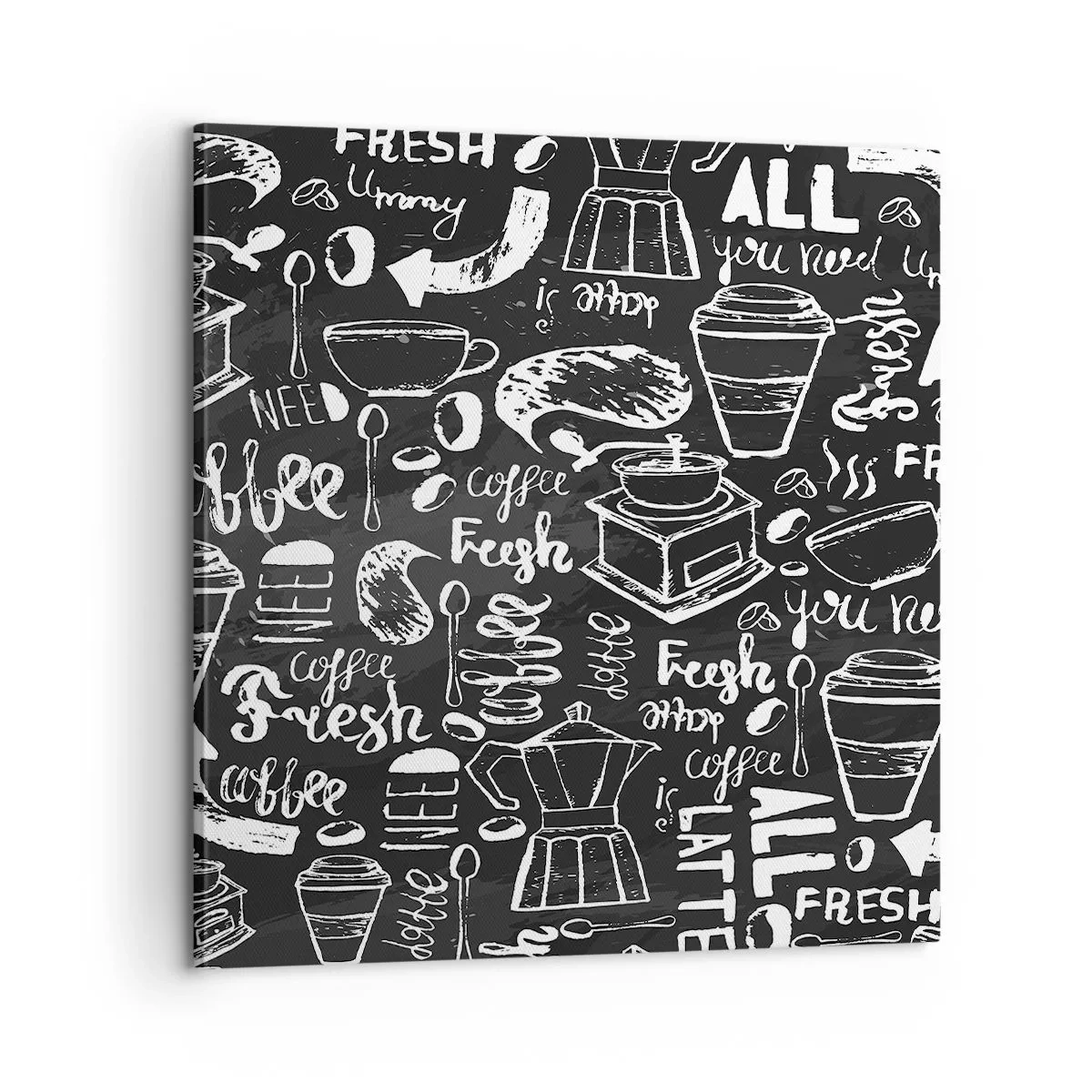 Bild auf Leinwand - Leinwandbild - Alles was Sie brauchen ist… - 60x60 cm