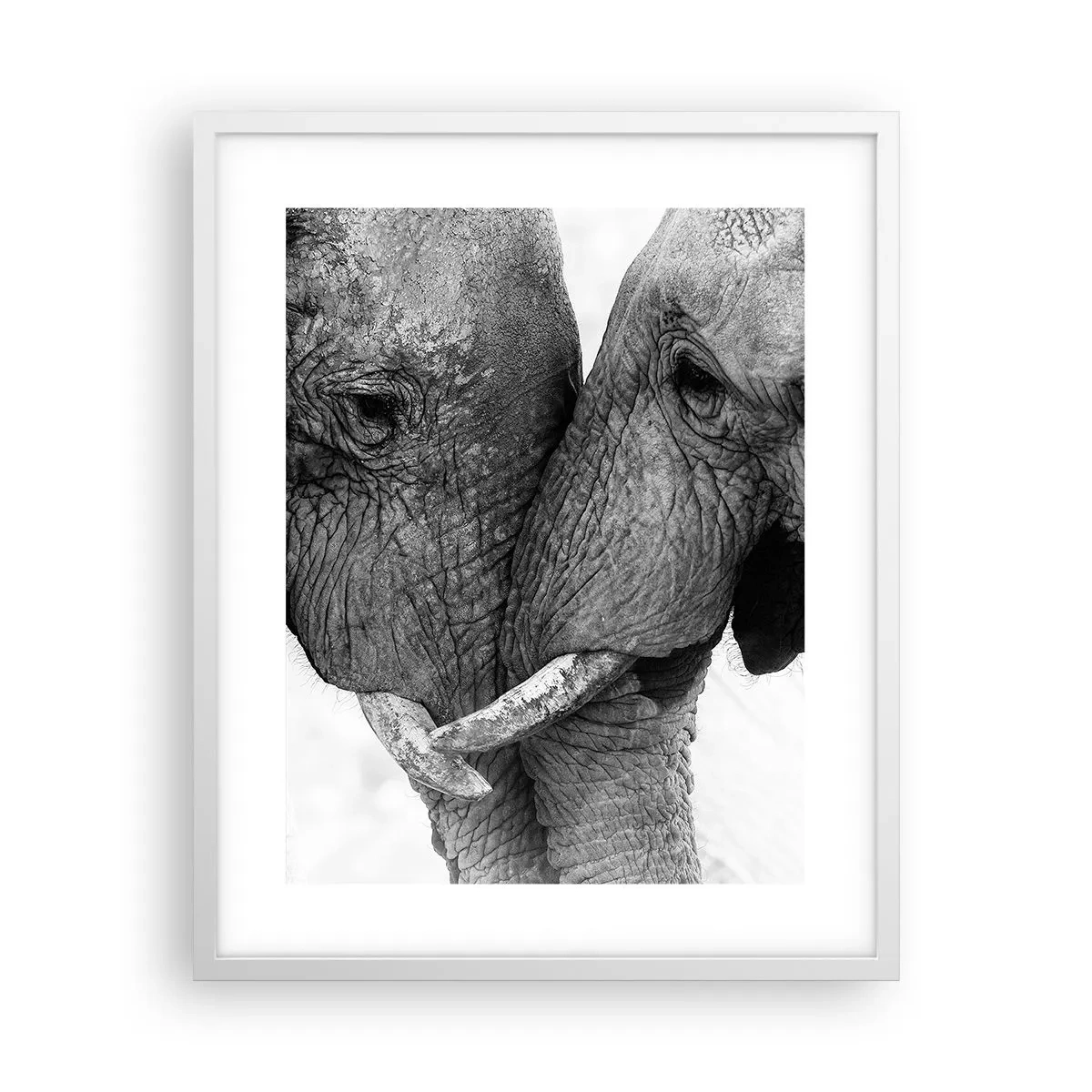 Poster in einem weißen Rahmen - Herzliches Geständnis - 40x50 cm