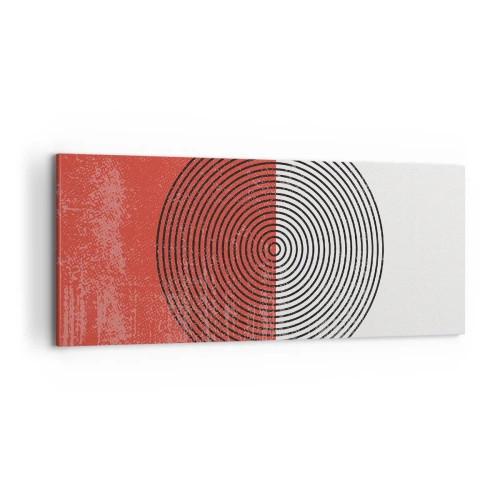 Bild auf Leinwand - Leinwandbild - Auf den Punkt gebracht - 100x40 cm