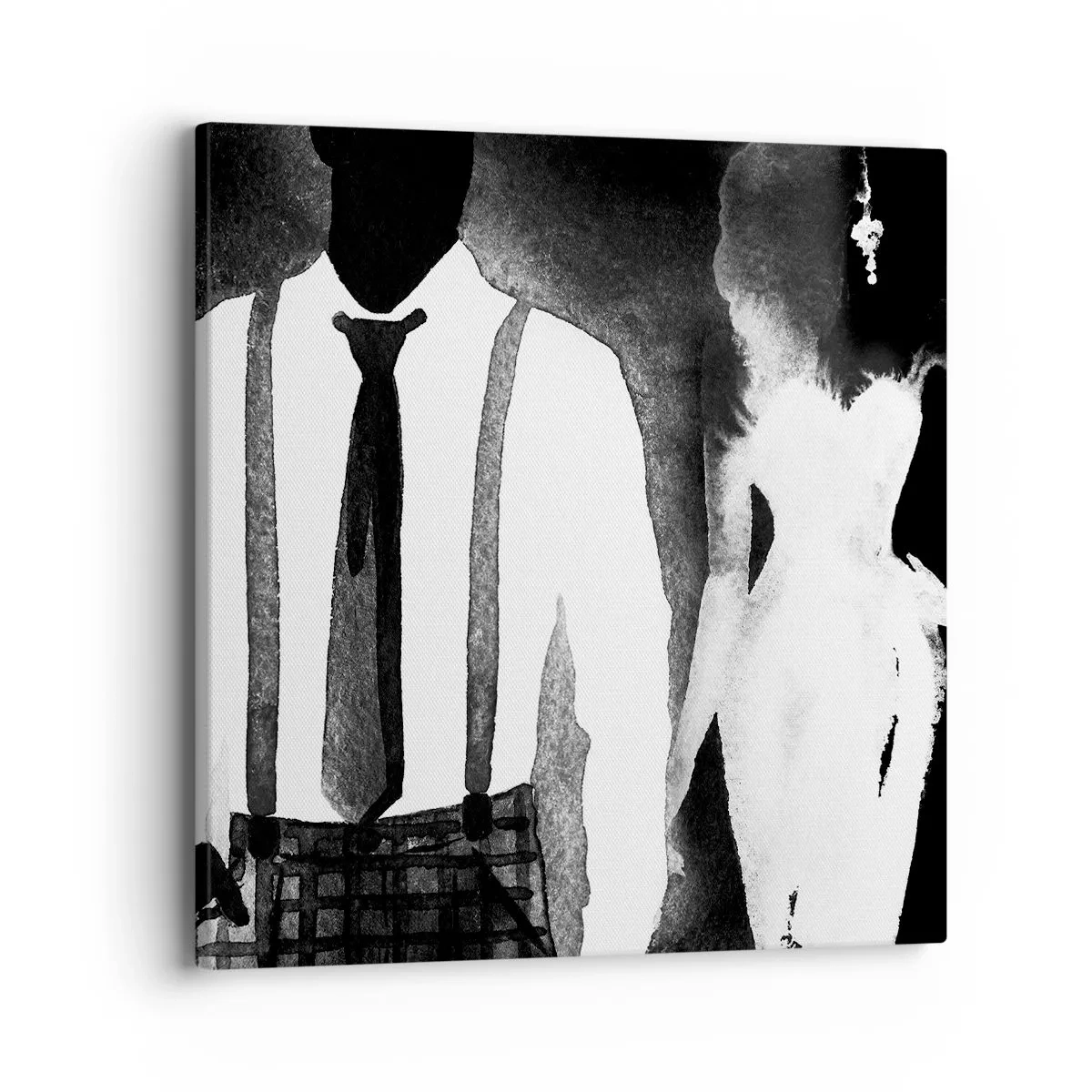 Bild auf Leinwand - Leinwandbild - In Noir-Atmosphäre - 40x40 cm