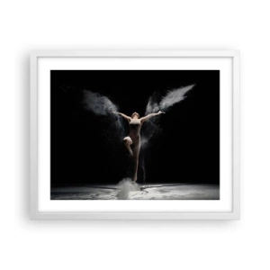 Poster in einem weißen Rahmen - Elfen existieren - 50x40 cm