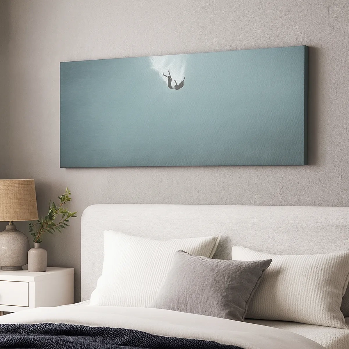 Bild auf Leinwand - Leinwandbild - In den Armen des Ozeans - 30x30 cm