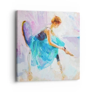 Bild auf Leinwand - Leinwandbild - Unbeschreibliche Anmut, subtiler Charme - 40x40 cm