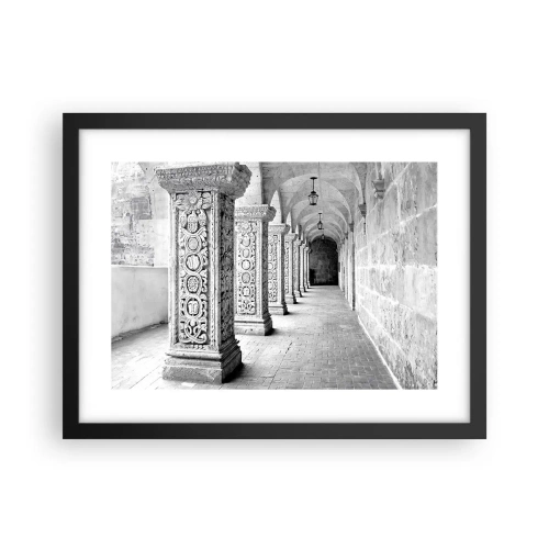 Poster in einem schwarzem Rahmen - Und wo geht’s hin...? - 40x30 cm