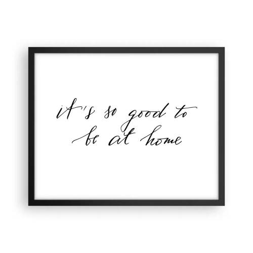 Poster in einem schwarzem Rahmen - Die ganze Wahrheit - 50x40 cm