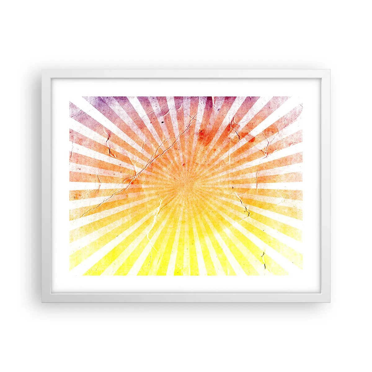 Poster in einem weißen Rahmen - Sonnenaufgänge und Sonnenuntergänge - 50x40 cm