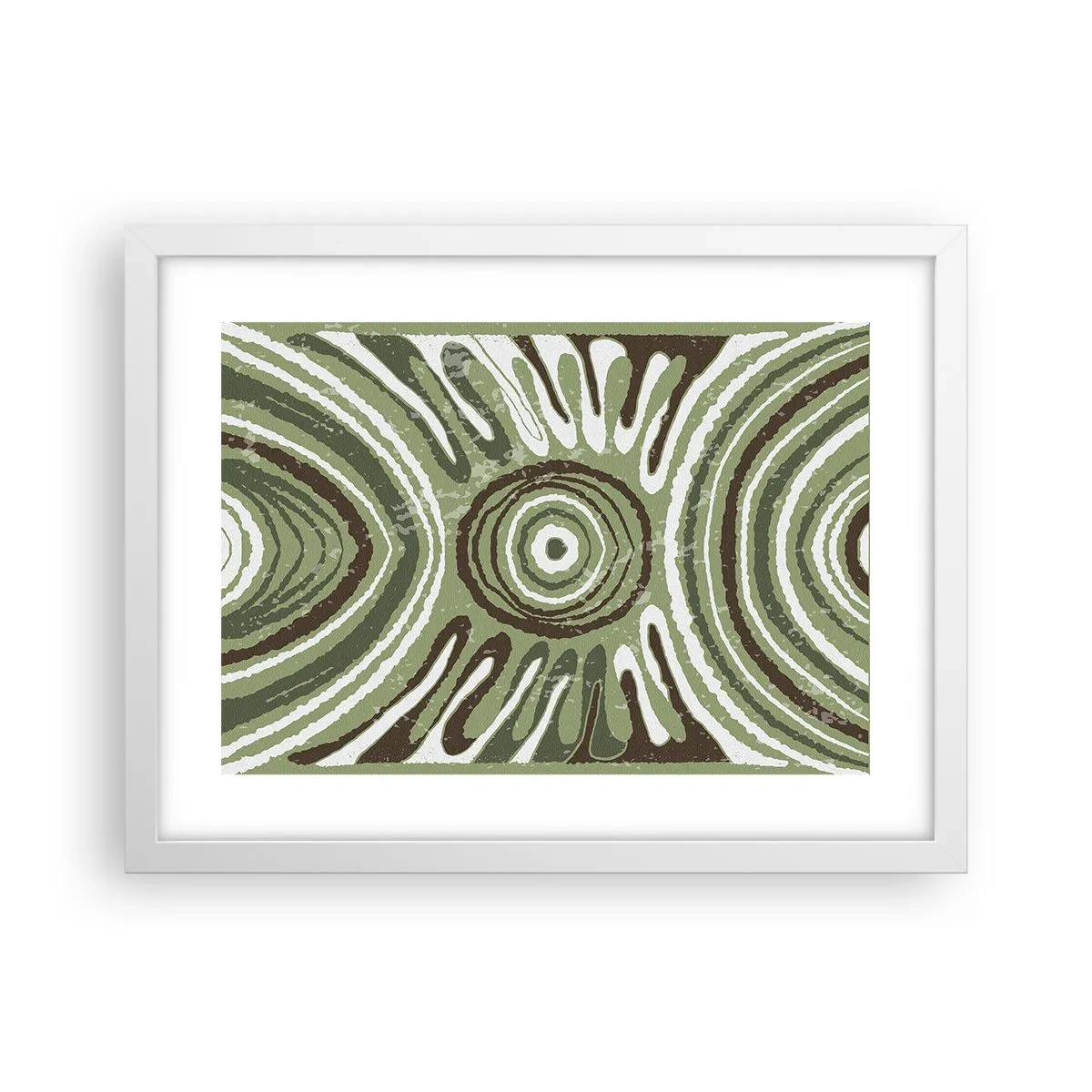 Poster in einem weißen Rahmen - Explosion von Emotionen - 40x30 cm