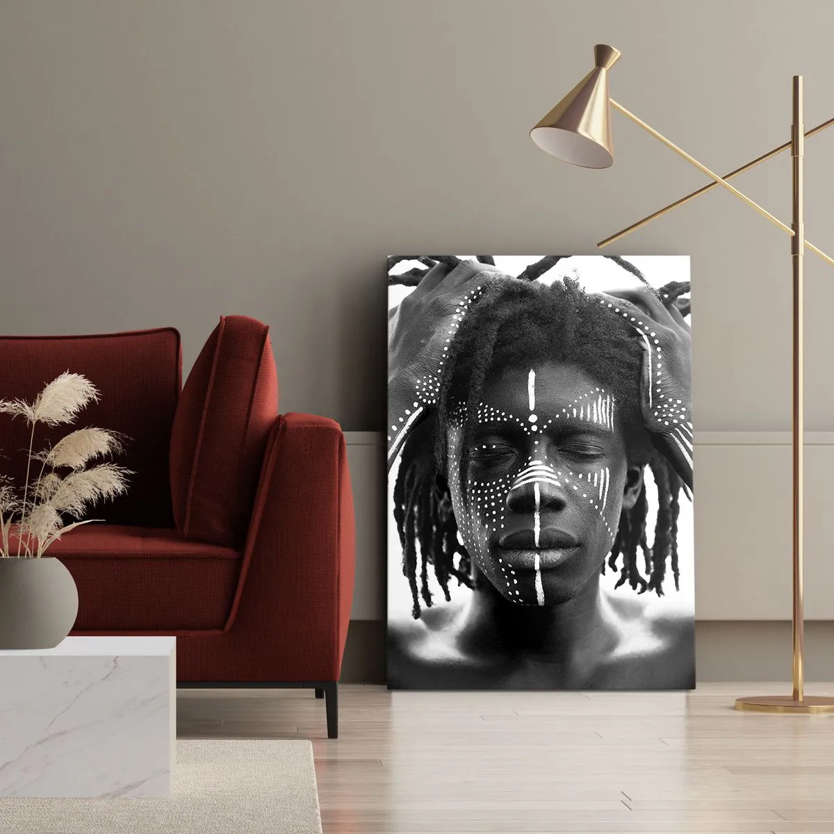 Bild auf Leinwand - Leinwandbild - Wo bist du? - 70x100 cm