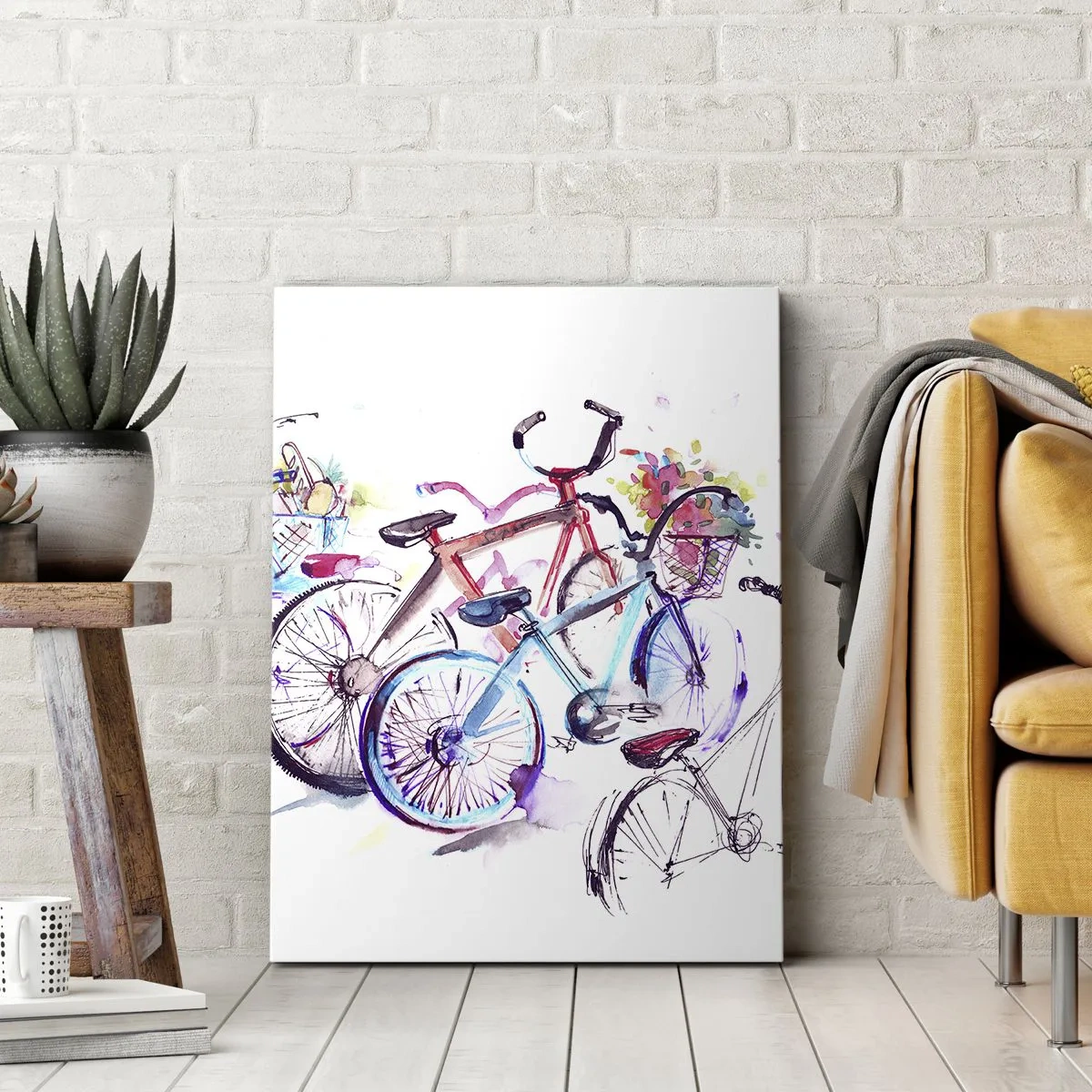 Bild auf Leinwand - Leinwandbild - Kongress des Antimoto-Clubs - 45x80 cm