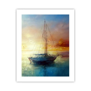 Poster - In einer goldenen Bucht - 40x50 cm