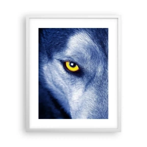 Poster in einem weißen Rahmen - Faszinierender Blick - 40x50 cm
