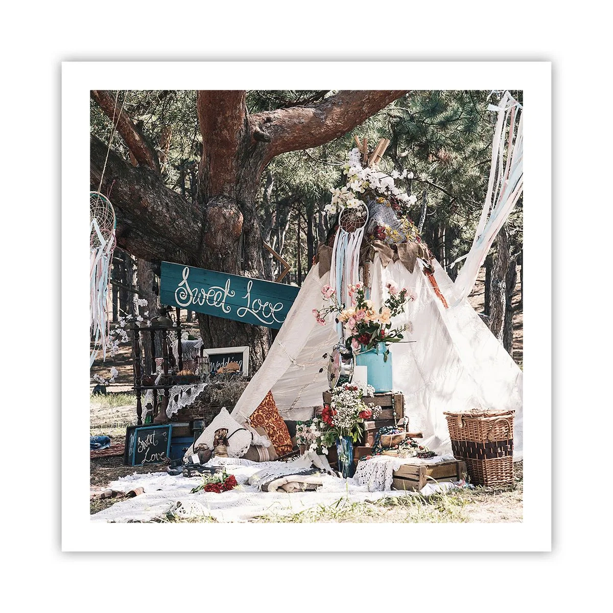 Poster - Liebe machen ... - 60x60 cm
