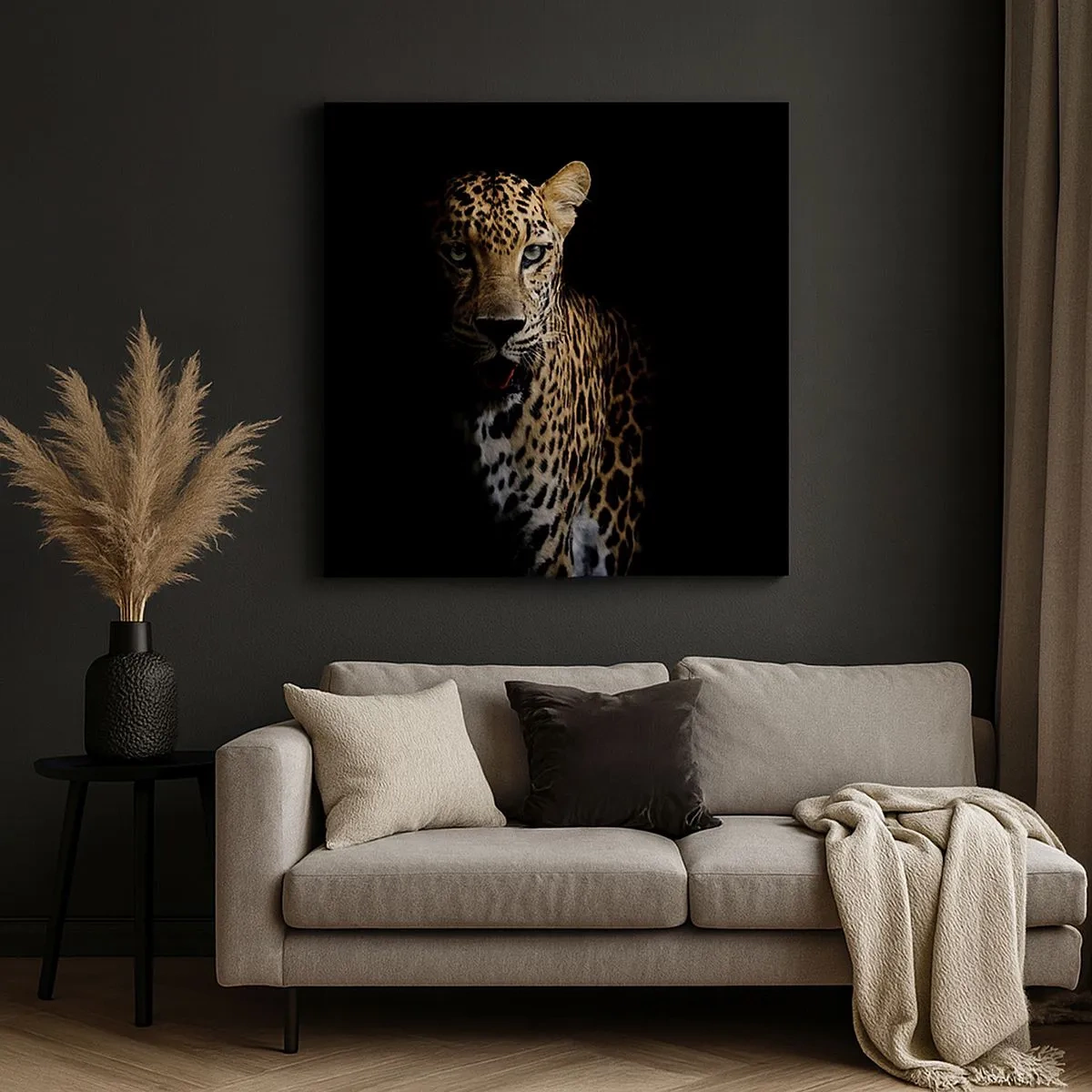 Bild auf Leinwand - Leinwandbild - Dunkle Schönheit - 30x30 cm