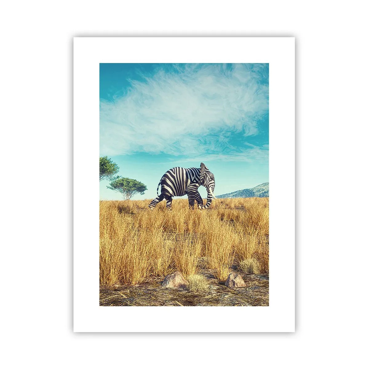 Poster - Grau ist nicht mehr in Mode - 30x40 cm