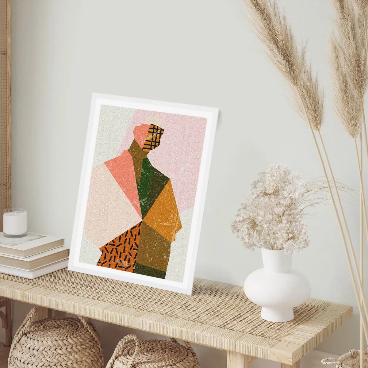 Poster in einem weißen Rahmen - Mensch – ein komplexes Wesen - 70x100 cm