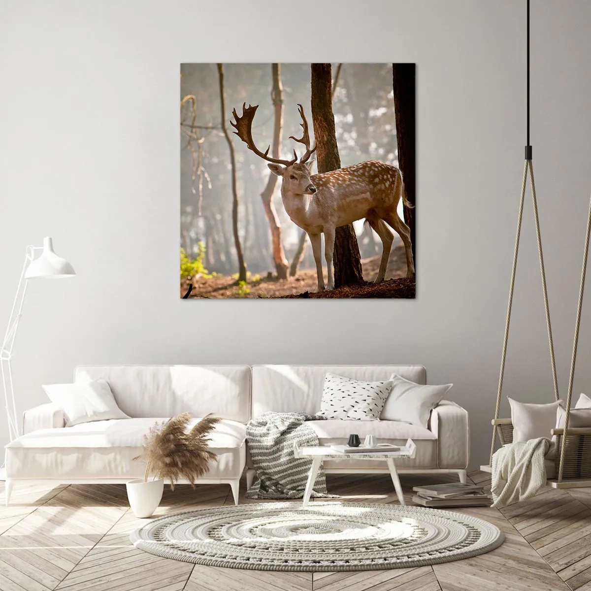 Bild auf Leinwand - Leinwandbild - Das Licht der Jugend - 70x70 cm