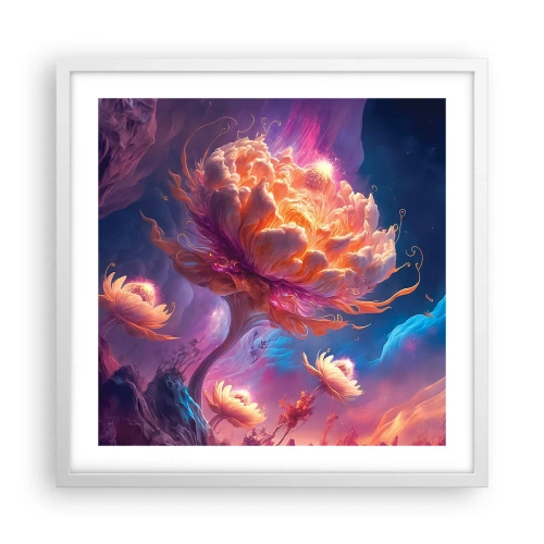 Poster in einem weißen Rahmen - Andere Welt - 50x50 cm