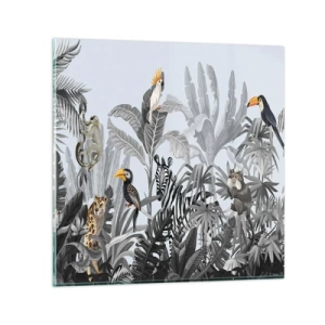 Glasbild - Bild auf glas - Afrikanisches Märchen - 30x30 cm