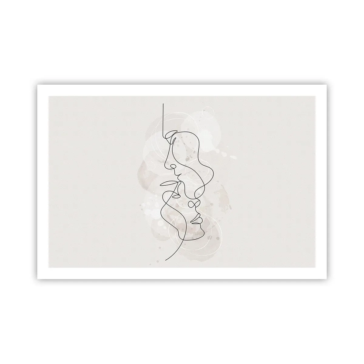 Poster - Verstrickt in eine Umarmung - 91x61 cm