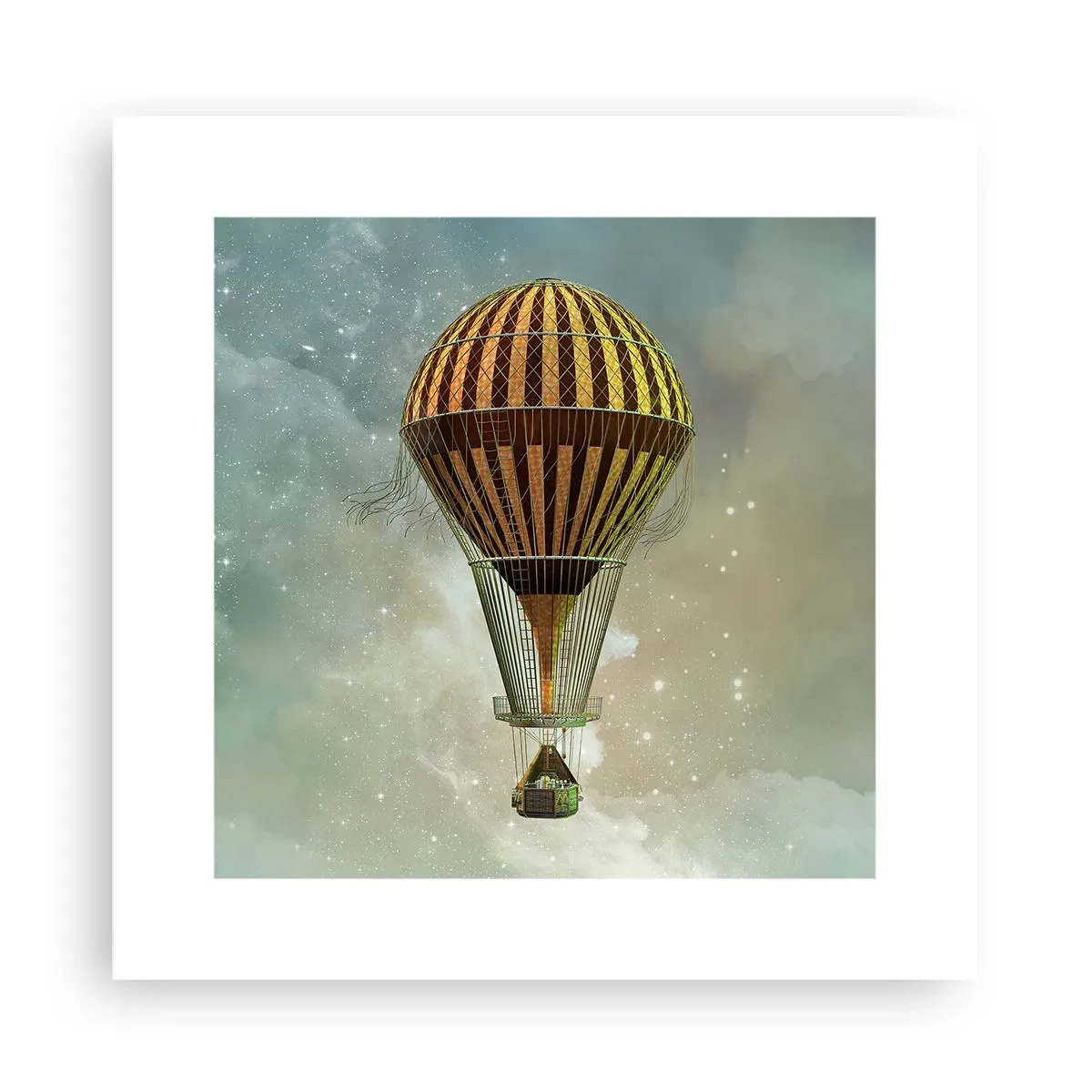 Poster - Pionierflüge - 30x30 cm