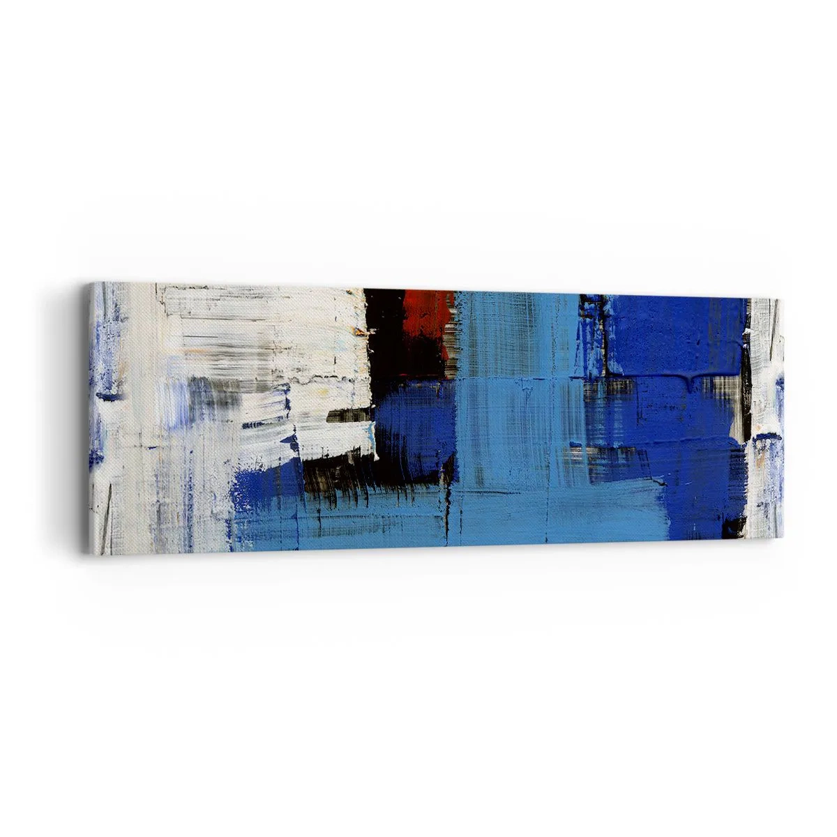 Bild auf Leinwand - Leinwandbild - Geheimnis ist blau - 90x30 cm