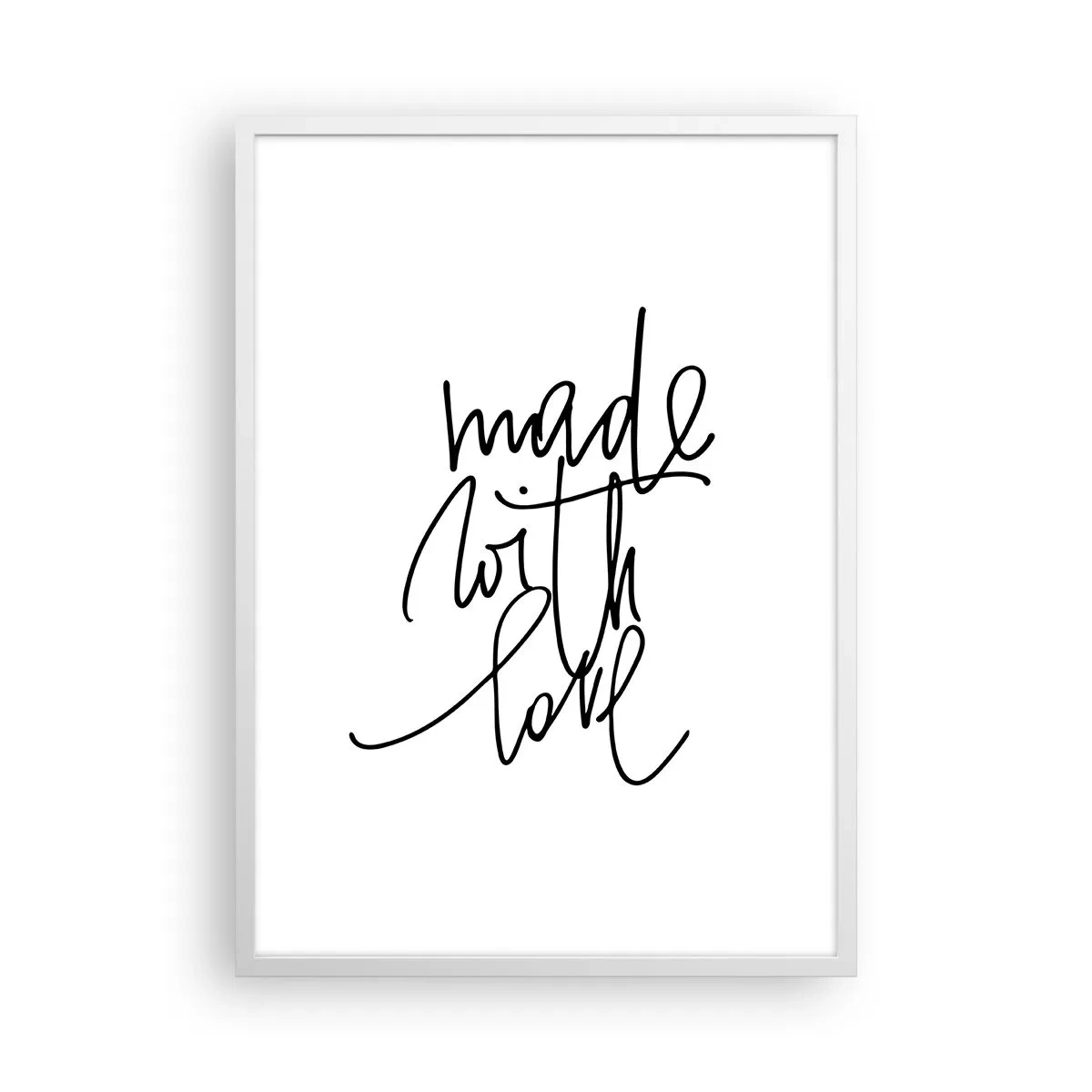 Poster in einem weißen Rahmen - Die beste Marke - 50x70 cm